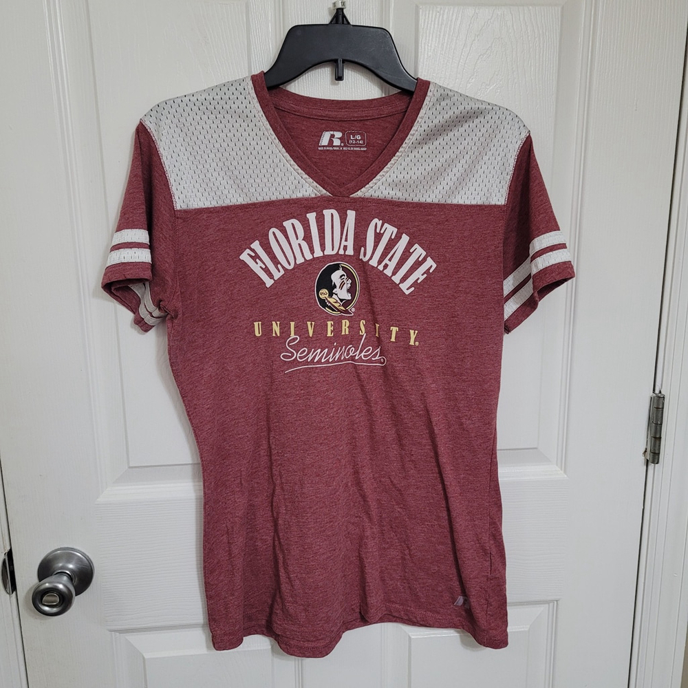 FSU Seminoles Florida State University v neck t shirt